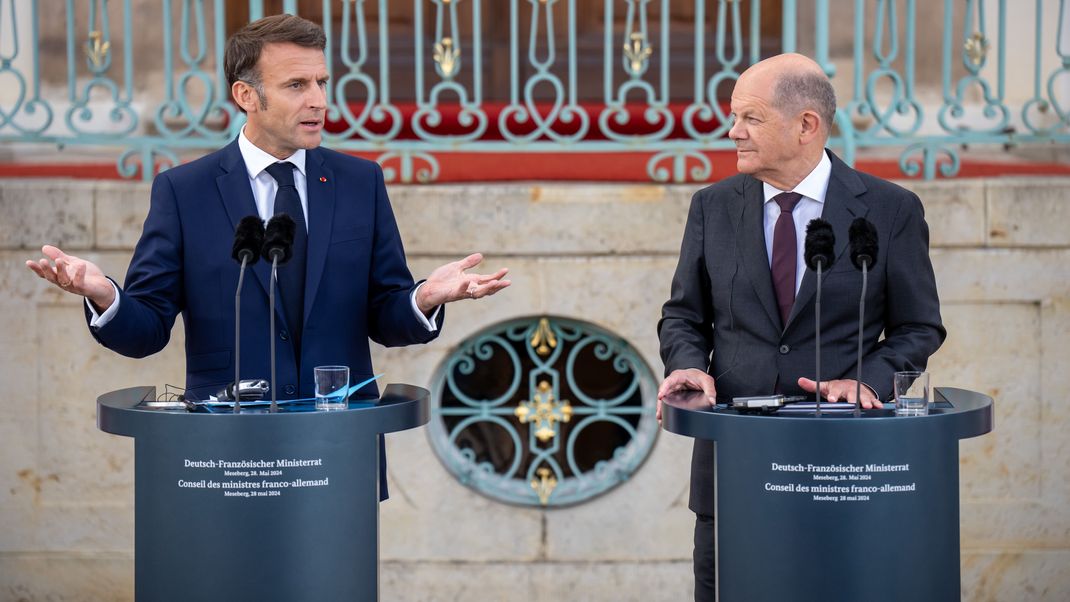 Olaf Scholz hofft,&nbsp; dass die Rechtspopulisten in Frankreich. unterliegen werden