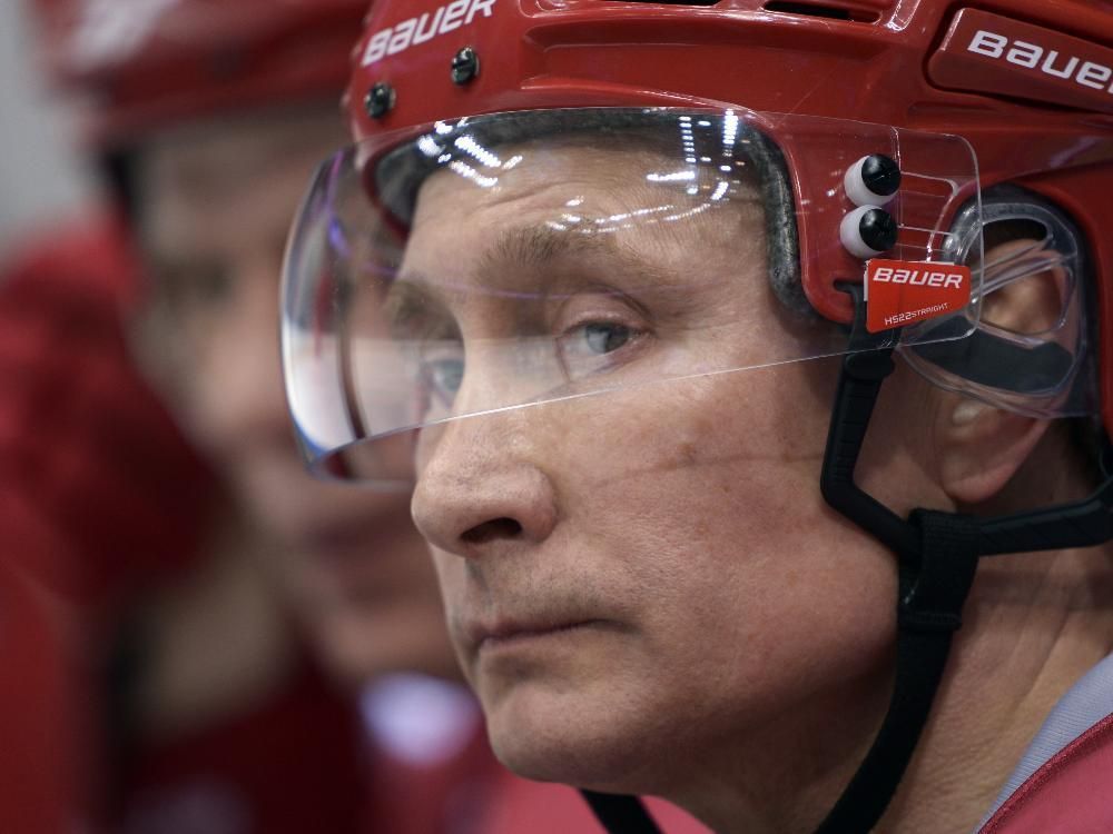 Putin und Lukaschenko gewinnen EishockeyMatch in Sotschi