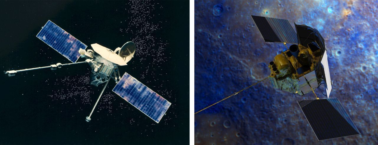Vor BepiColombo besuchten gerade mal zwei Sonden den innersten Planeten, 1970 Mariner 10 und und 2012 Messenger. 