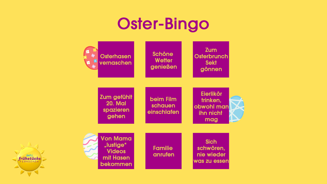 Lust auf Oster-Bingo?