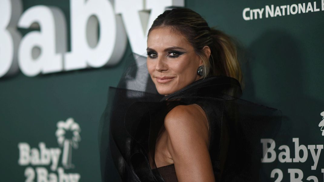 Heidi Klum auf dem Teppich der Baby2Baby-Gala