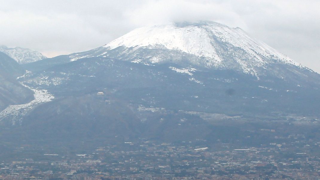 Der Supervulkan Vesuv nahe Neapel (Italien) droht auszubrechen.