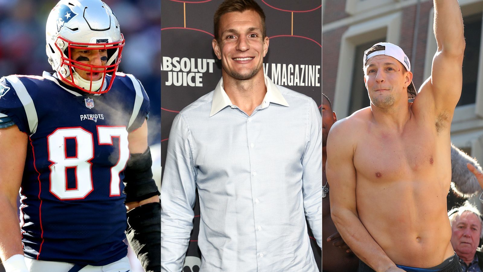 
                <strong>120 Kilogramm! So will Gronkowski auf sein Kampfgewicht zurück</strong><br>
                Rob Gronkowskis Kampfgewicht aktuell: 250 Pfund. Das Ziel: rund 265 Pfund. Er hat sein ganz eigenes Mittel, um einen Großteil des Gewichts zu schaffen. ran.de verrät Gronks Pläne.
              