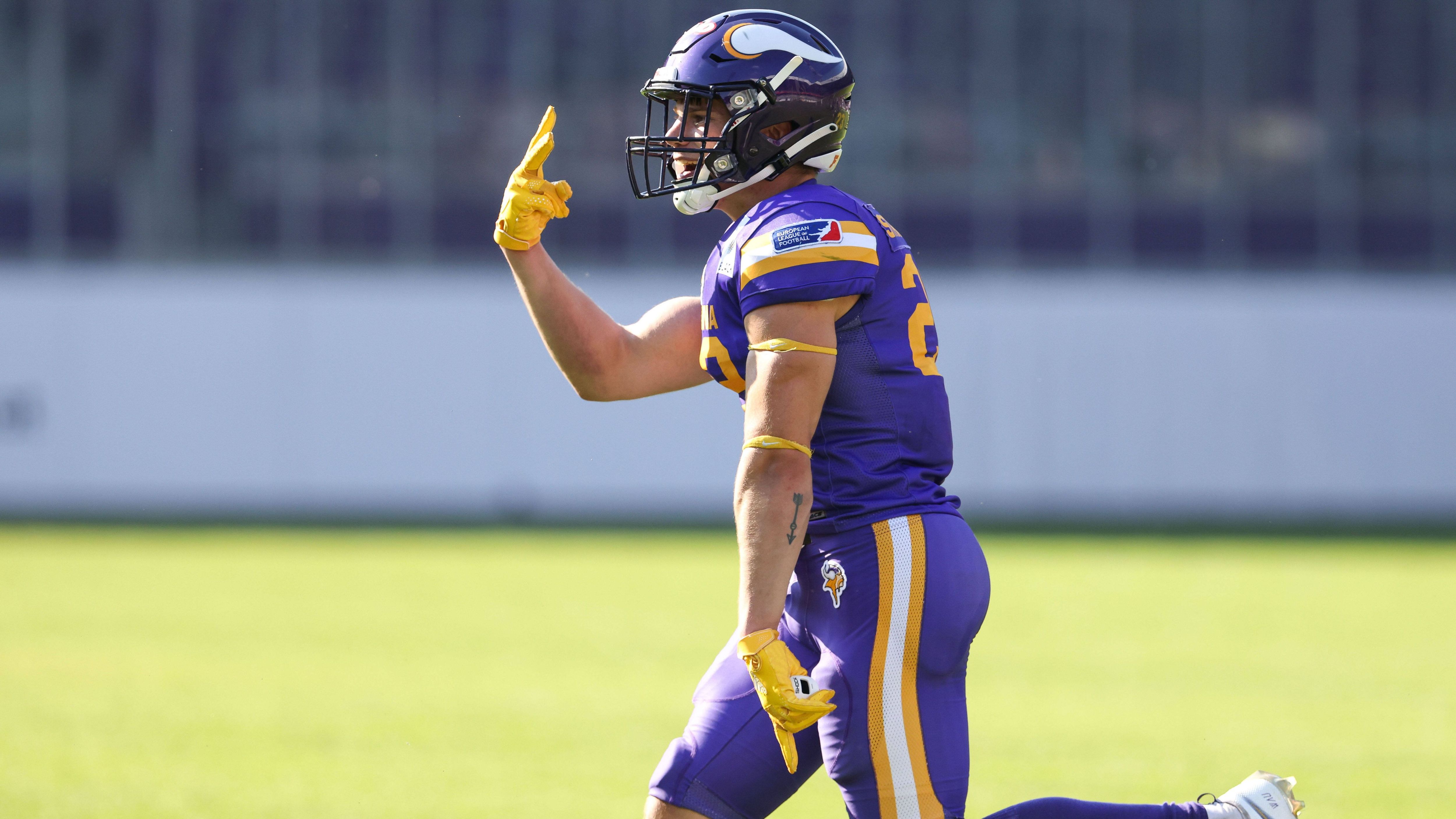 
                <strong>Interceptions</strong><br>
                - 1. Benjamin Straight (Vienna Vikings) 3 Interceptions - 1. Goran Zec (Wroclaw Panthers) 3 Interceptions - 1. Omari Williams (Rhein Fire) 3 Interceptions - 1. Roedion Henrique (Leipzig Kings) 3 Interceptions- 1. Daniel Brown Jr. (Hamburg Sea Devils) 3 Interceptions  
              