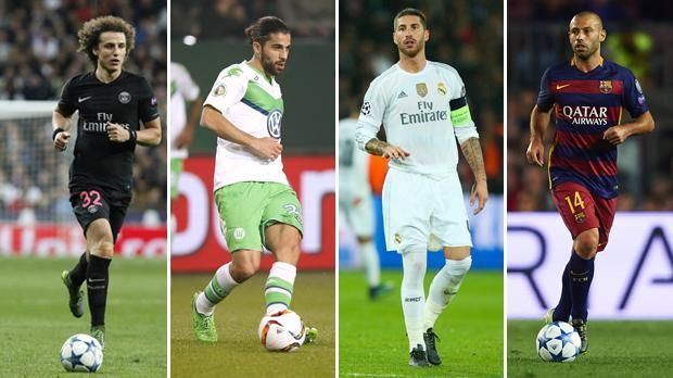 
                <strong>Die nominierten Verteidiger Teil III</strong><br>
                Die nominierten Verteidiger Teil III: David Luiz (Paris Saint-Germain), Ricardo Rodriguez (VfL Wolfsburg), Sergio Ramos (Real Madrid), Javier Mascherano (FC Barcelona).
              