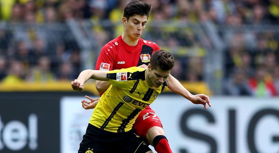 
                <strong>Julian Weigl</strong><br>
                Julian Weigl: Vor der Pause ball- und passsicher, das kennt man so von Weigl. Der Mittelfeldmotor ist allerdings auch im Zweikampf stark. Streut aber nach dem Wechsel den ein oder anderen Fehlpass ein. ran-Note: 3
              