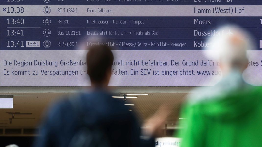 Bahnverkehr zwischen Düsseldorf und Duisburg gestört