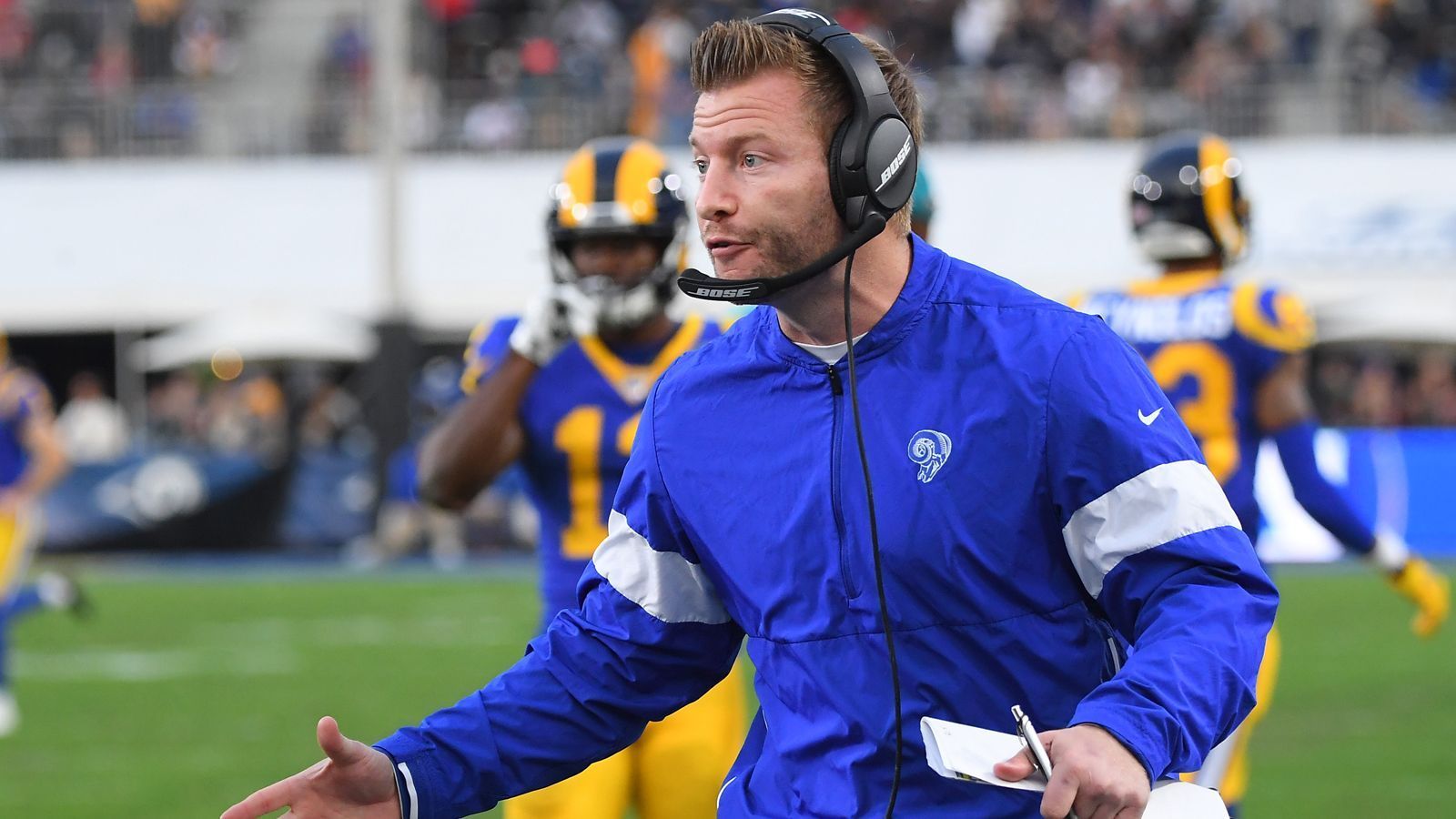 
                <strong>Sean McVay</strong><br>
                Team: Los Angeles RamsQuote: 30/1
              