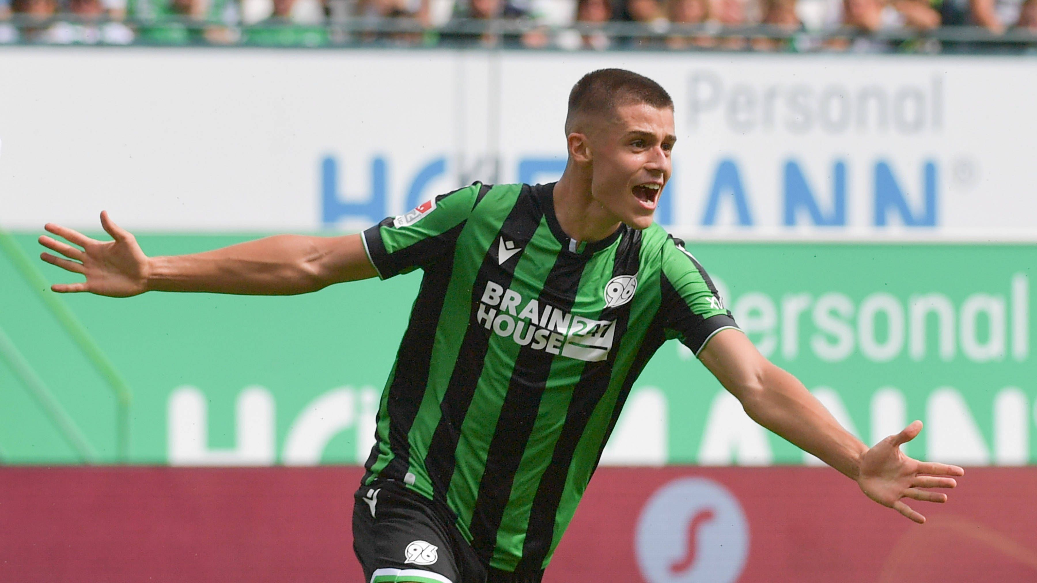 <strong>Sturm: Nicolo Tresoldi</strong><br>Team: Hannover 96<br>Marktwert: 5 Millionen Euro