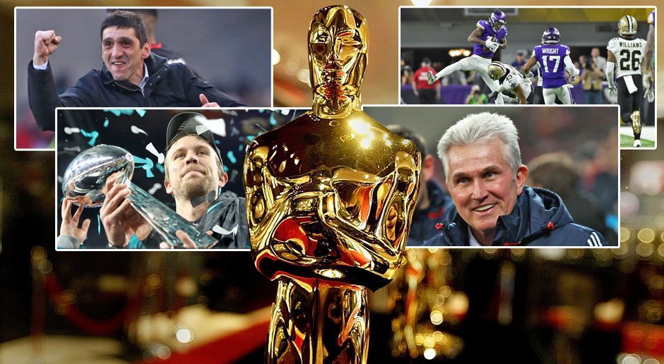 
                <strong>ran-Oscarverleihung 2018</strong><br>
                Jedes Jahr werden die Oscars verliehen. Bei den sogenannten "Academy Awards" werden die größten Künstler aus der Filmbranche geehrt. Aus diesem Anlass präsentieren wir die ran-Awards. Hier werden wie bei den Oscars die besten Leistungen der Sportler geehrt. Auf ran-Weise eben. And the Oscar goes to ...
              