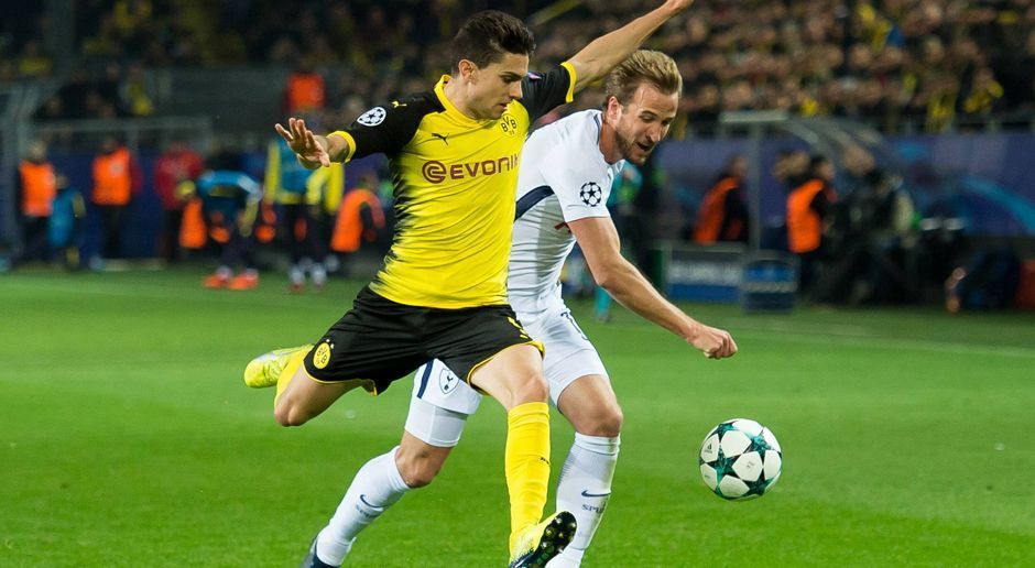 
                <strong>Marc Bartra</strong><br>
                In der ersten Halbzeit gewinnt er nur 33 Prozent seiner Zweikämpfe. In der zweiten Halbzeit steigert er sich zunächst und gewinnt viele Bälle. Das 1:2 war jedoch größtenteils ihm anzulasten. Er verlässt das Zentrum, verliert auf der Außenseite den entscheidenden Zweikampf und ermöglicht so das Tor von Son. ran-Note: 5
              