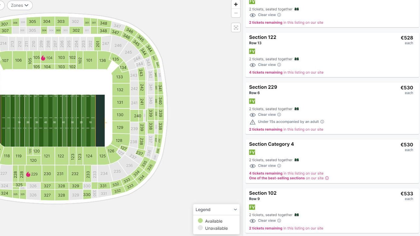 <strong>Viagogo eskaliert 3.0</strong><br>500 Euro für ein NFL-Ticket zahlt niemand? Sehen diese Leute anders. Hoffentlich werden sie eines Besseren belehrt ...