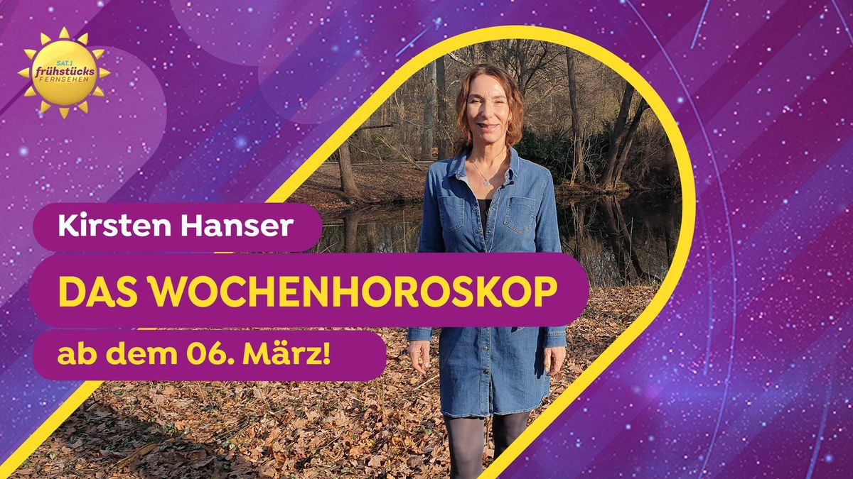 Wochenhoroskop ab dem 06. März!