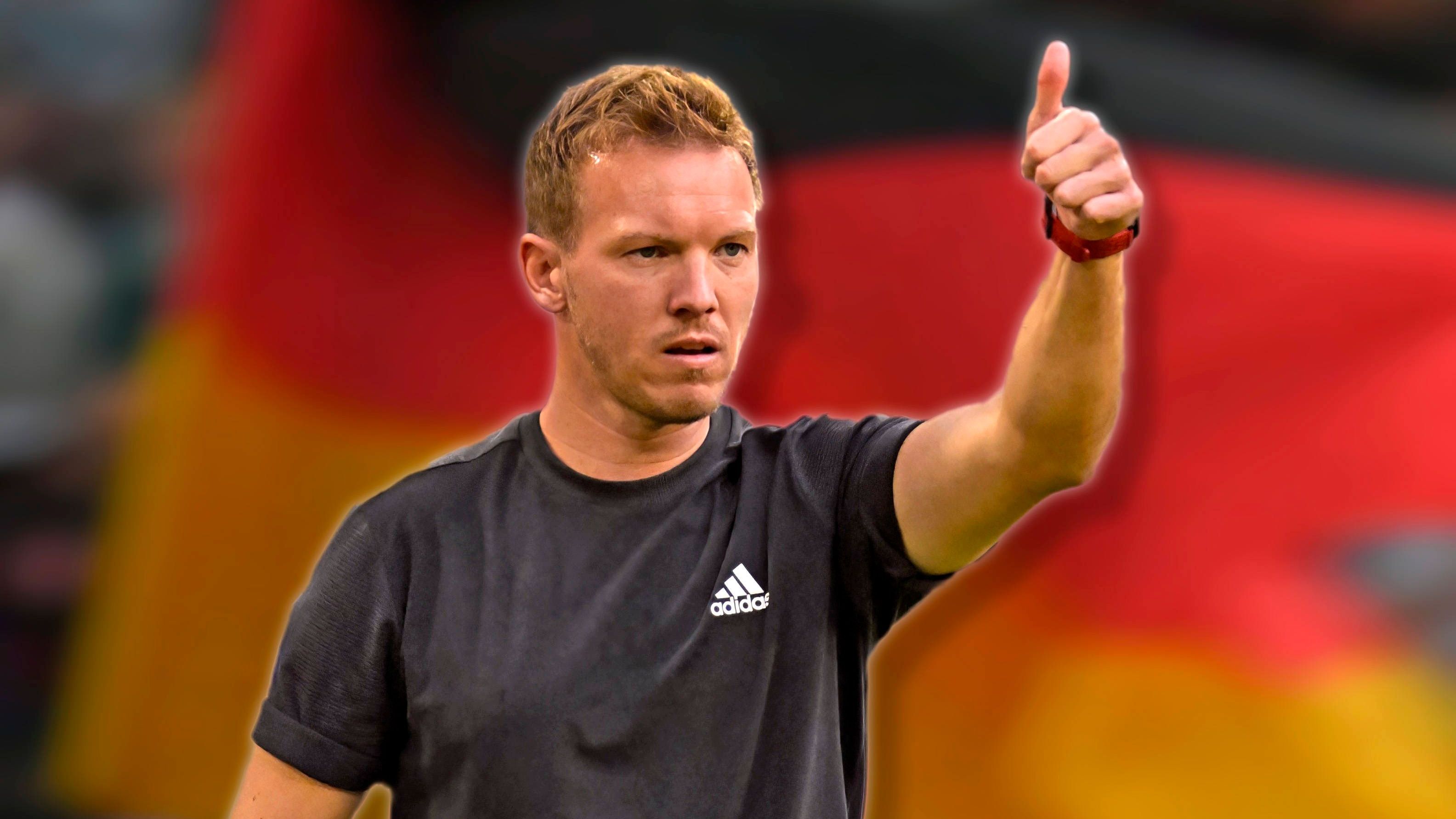 <strong>Bundestrainer Nagelsmann: Fakten und Zahlen zum Flick-Nachfolger</strong><br>Julian Nagelsmann wurde nun offiziell als neuer Bundestrainer bestätigt. Der 36-Jährige soll das DFB-Team nach der Trennung von Hansi Flick auf eine erfolgreiche Heim-EM 2024 vorbereiten. <em><strong>ran</strong></em> zeigt Fakten und Zahlen zum neuen Hoffnungsträger des deutschen Fußballs.<br><em>Auch interessant: <a target="_blank" data-li-document-ref="412520" href="https://www.ran.de/sports/bernd-leno-kritisiert-dfb-nachwuchs-es-gab-bessere-zeiten-412520">DFB-Team-News: Bernd Leno lehnte offenbar eine Nagelsmann-Nominierung ab</a></em>