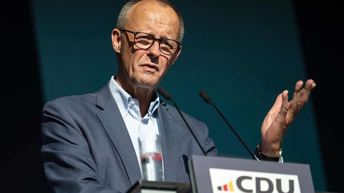 Vor Landtagswahl in Brandenburg - CDU Wahlkampfabschluss