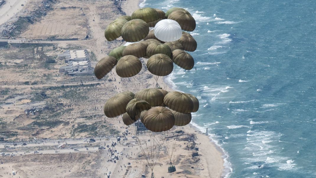 Hilfsgüter für Gaza: Die Bundeswehr setzt auf den Luftweg.