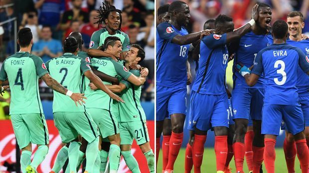 
                <strong>Head to Head: Portugal vs. Frankreich</strong><br>
                Portugal trifft im EM-Finale 2016 auf Gastgeber Frankreich. Vor dem Endspiel macht ran.de mit beiden Mannschaften einen Head-to-Head-Vergleich - mit einem knappen Endergebnis.
              