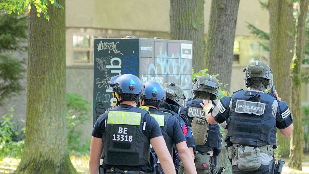 Polizeieinsatz in Berlin Nikolassee