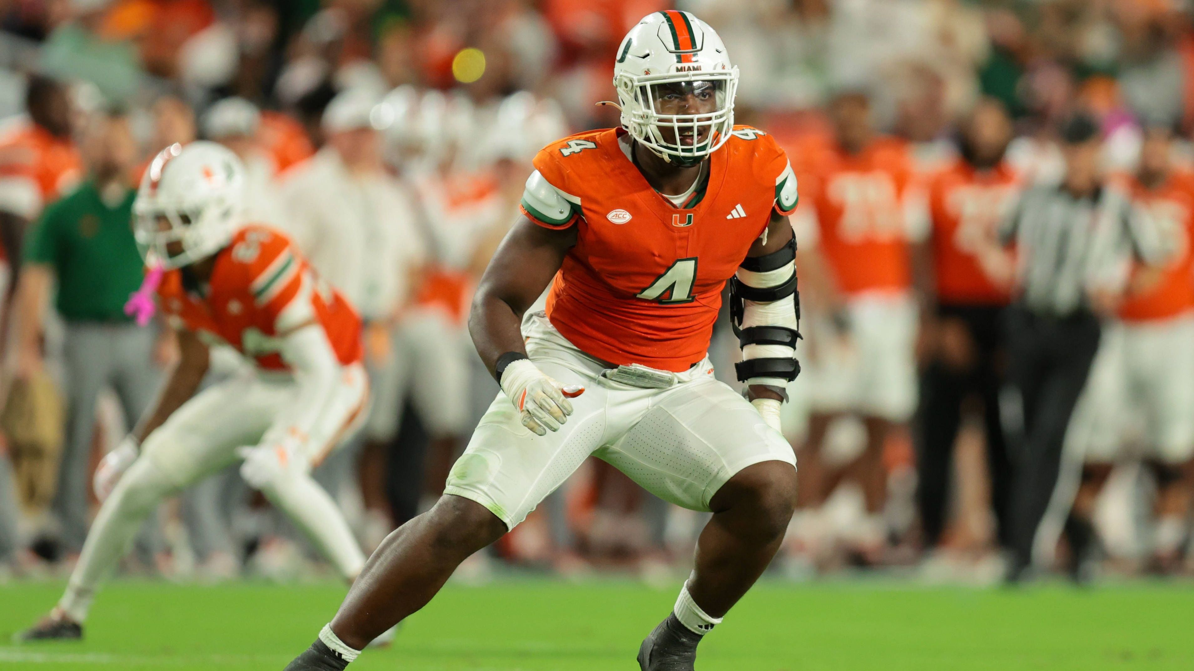 <strong>Platz 4 (geteilt): Rueben Bain Jr. (Miami Hurricanes)</strong> <br>Position: Defensive Lineman<br>Quote: +700