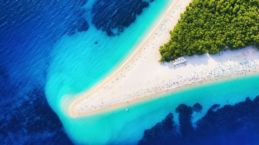 Die Spitze der Sandzunge auf der kroatischen Insel Brač ist verschwunden. Einheimische hoffen auf eine Rückkehr.