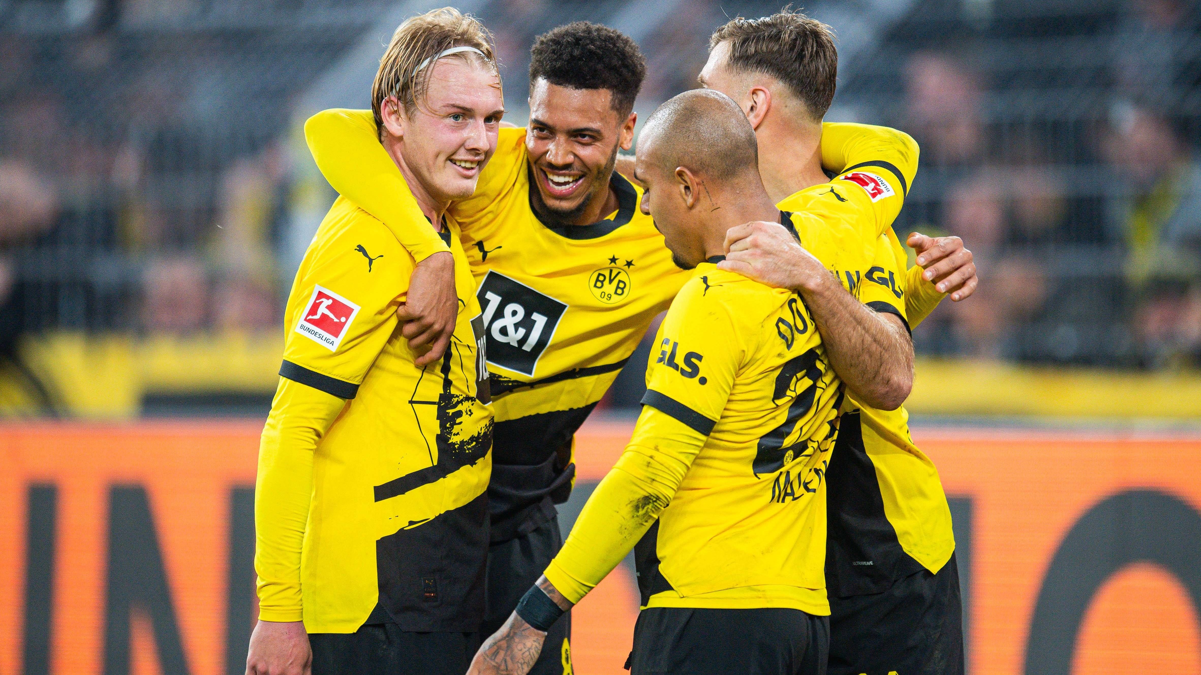 <strong>Einzelkritik zu Dortmunds Arbeitssieg gegen Bremen</strong><br>Borussia Dortmund hat zum Auftakt des achten Spieltages einen 1:0-Arbeitssieg gegen Bremen eingefahren. Julian Brandt wurde dabei zum Matchwinner. Enttäuschend war hingegen das Wiedersehen von Niclas Füllkrug mit seinem Ex-Klub. <em><strong>ran</strong></em> zeigt die Noten der BVB-Stars.