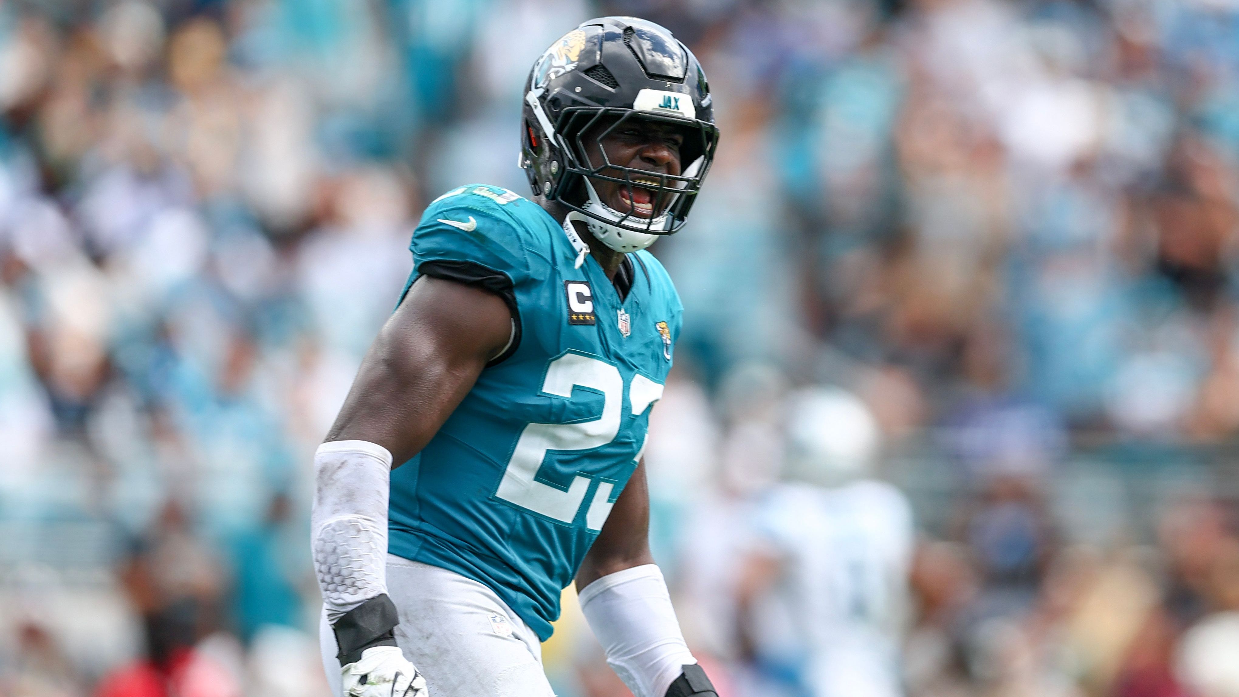 <strong>AFC Defense: Foyesade Oluokun (LB, Jacksonville Jaguars)</strong> <br>10 Tackles,&nbsp;1 Forced Fumble,&nbsp;1 Pass defended,&nbsp;1 Interception