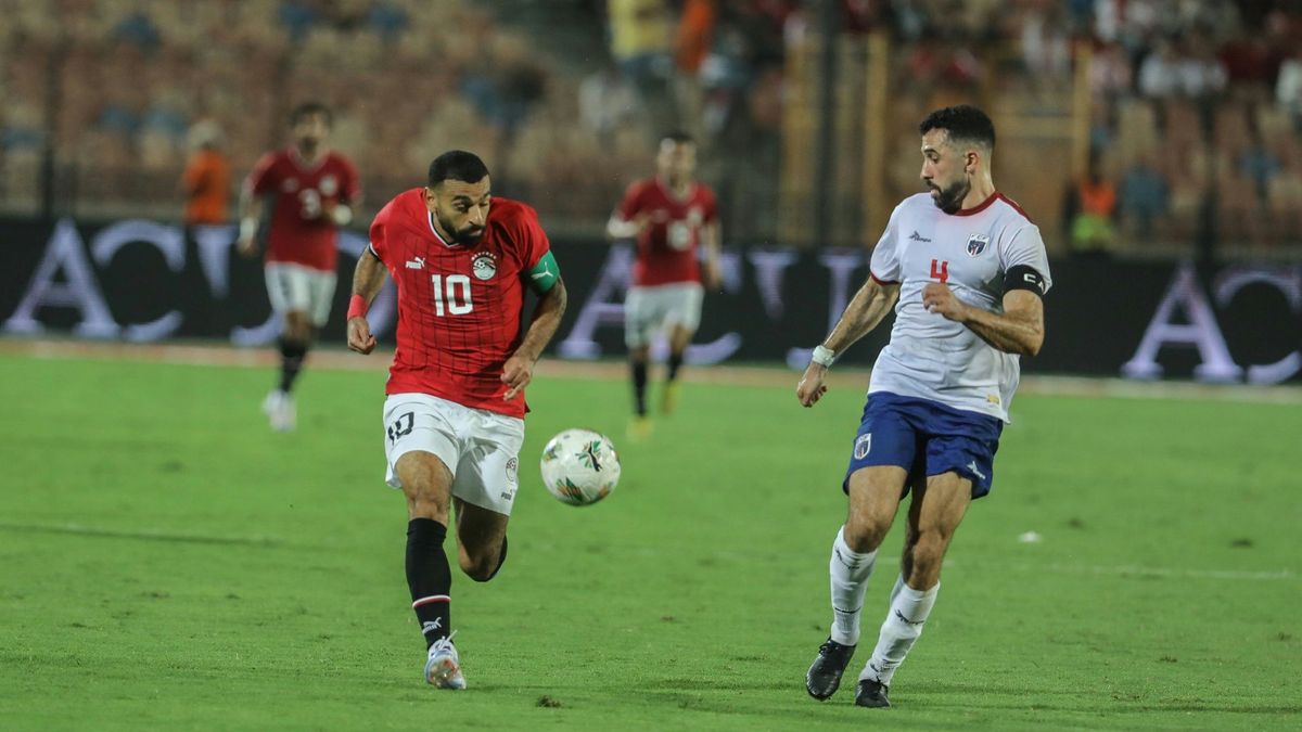 Kap Verdes Lopes (r.) in einem Spiel gegen Ägypten