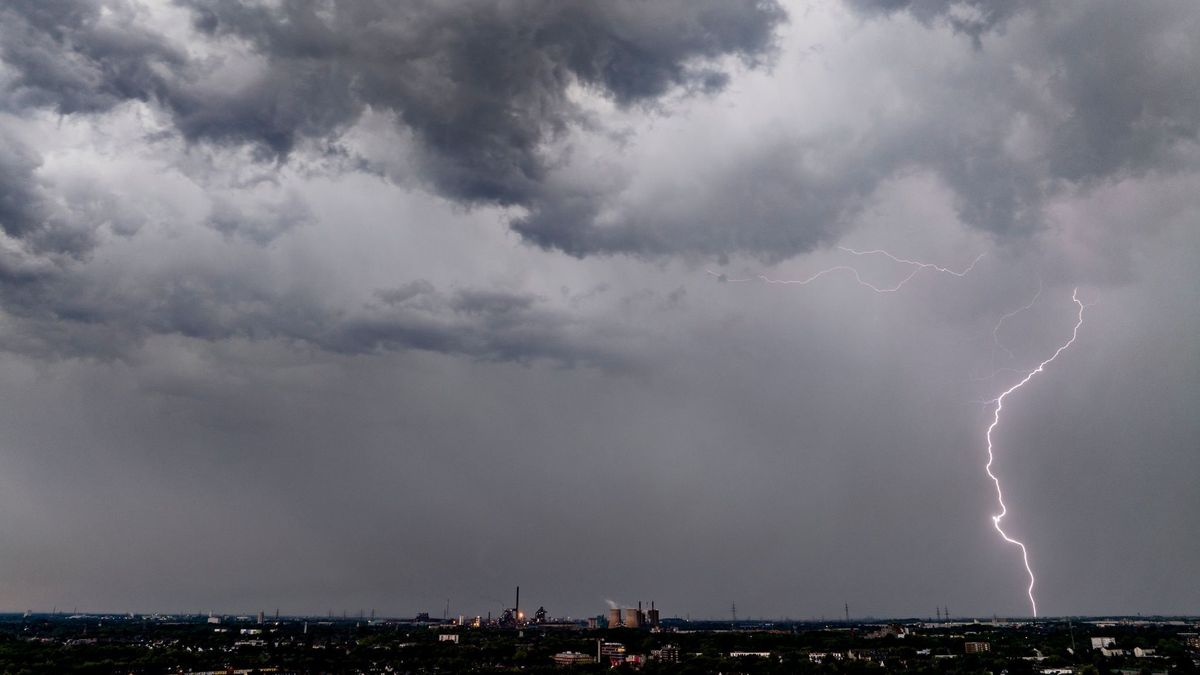 Gewitter in Duisburg