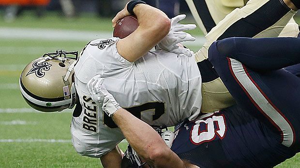 
                <strong>New Orleans Saints</strong><br>
                New Orleans Saints: Schon vor ihrem Auftritt gegen die Detroit Lions in Week 15 müssen Drew Brees und Co. die Segel streichen. Seit dem Erfolg beim Super Bowl im Februar 2010 gewinnen die Saints nur zwei Playoff-Spiele.
              