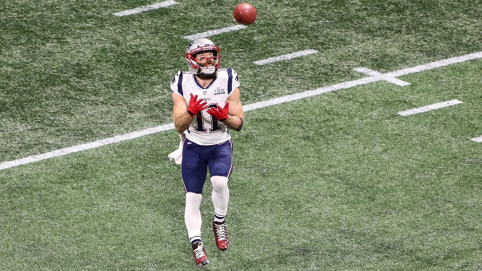 
                <strong>Platz 15: Julian Edelman</strong><br>
                Team: New England PatriotsPosition: Wide Receiver
              