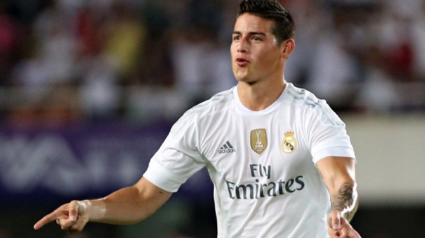 
                <strong>Platz 5: James Rodriguez – Jahresgehalt: 6 Millionen Euro</strong><br>
                Platz 5: James Rodriguez – Jahresgehalt: 6 Millionen Euro. 80 Millionen Euro Ablöse ließ sich Real die Dienste des Kolumbianers kosten. Dagegen ist das Gehalt geradezu "günstig". 
              