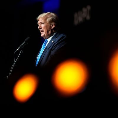 27. Juli 2024, USA: Der republikanische Präsidentschaftskandidat und ehemalige Präsident Donald Trump auf der Konferenz Bitcoin 2024 in Nashville, Tennessee