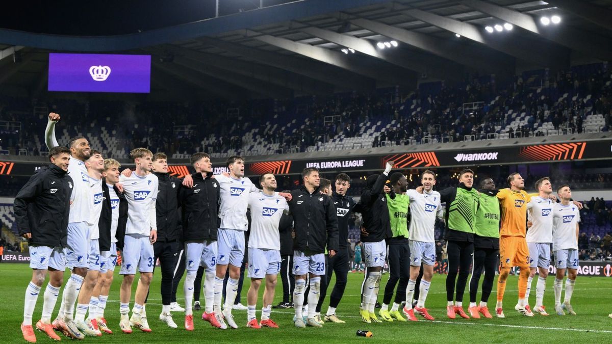 TSG feiert in Anderlecht