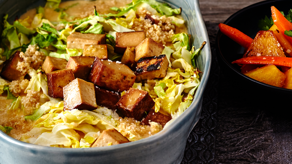 Een caloriearm vegetarisch recept met een pittige smaak