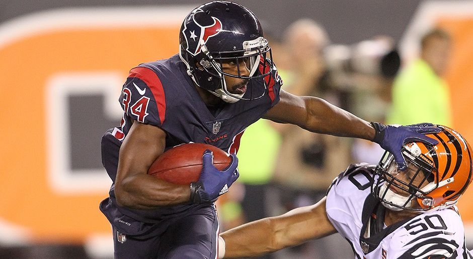 
                <strong>Woche 2: Houston Texans</strong><br>
                Quote: 2,96 (13:9-Sieg gegen Cincinnati)Deshaun Watson erzielte den ersten Rushing-Touchdown seiner NFL-Karriere, das reichte zum Sieg gegen die Bengals. Mit einer Wette auf die Texans konnte man am zweiten Spieltag seinen Einsatz fast verdreifachen.
              