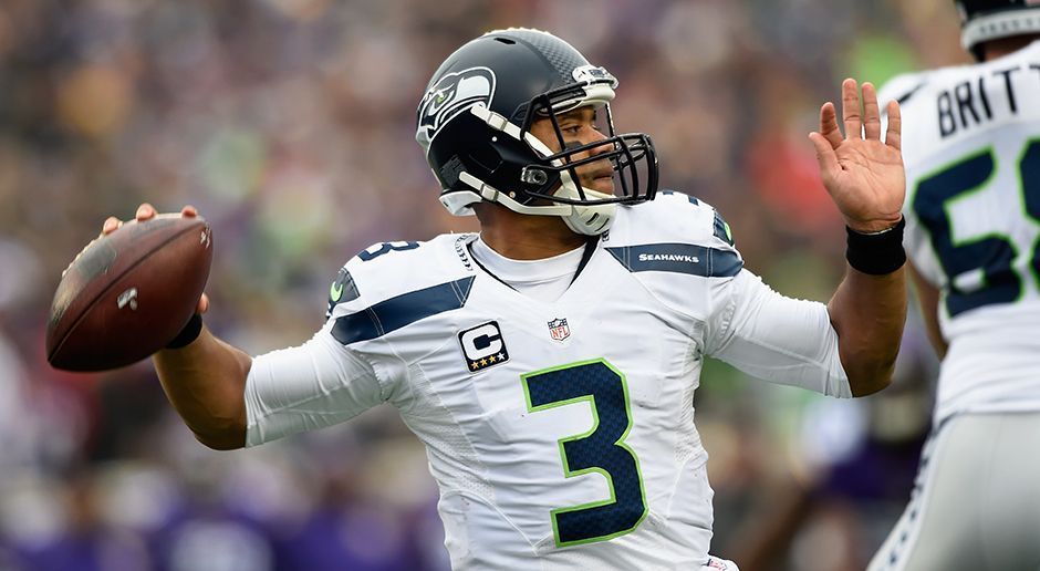 
                <strong>Russell Wilson</strong><br>
                Platz 3: Russell Wilson (Seattle Seahawks). Mit Russell Wilson schafft es zwar nur ein Seattle-Seahawks-Spieler in die Top 10, dafür ist die Franchise in den Top 50 so oft vertreten wie kein anderes Team (3. Wilson, 14. Richard Sherman, 15. Marshawn Lynch, 22. Jimmy Graham, 40. Kam Chancellor, 50. Earl Thomas). 
              