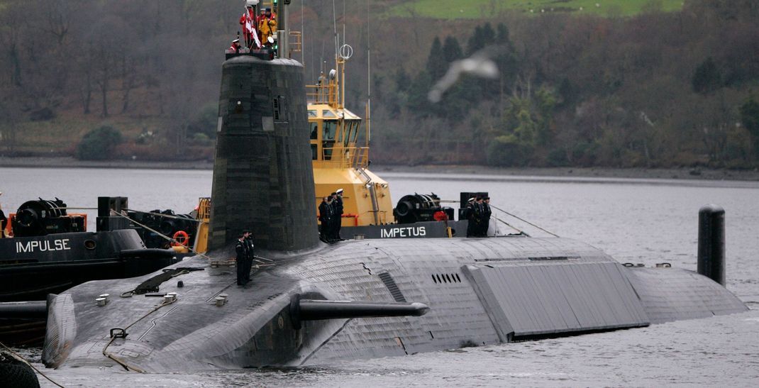 Russland sammelte offenbar Informationen über britische Atom-U-Boote wie die HMS "Vengeance" der Vanguard-Klasse der Royal Navy. (Archivbild)