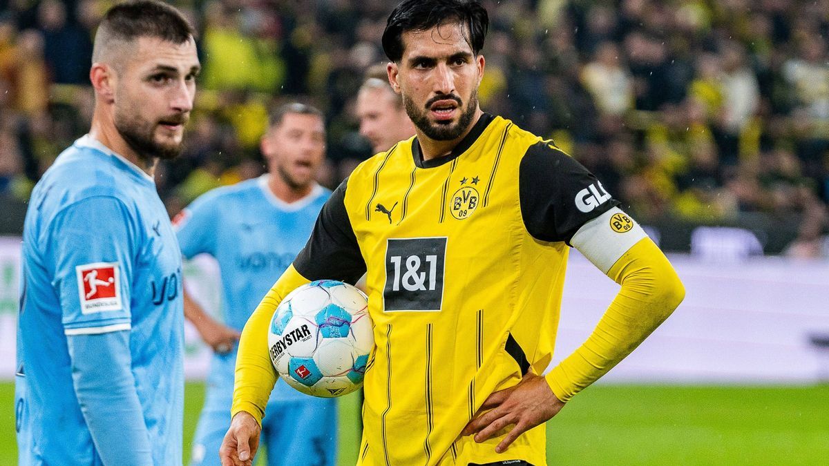 27.09.2024, Borussia Dortmund vs. VfL Bochum, 1. Bundesliga, 5. Spieltag Emre Can (Borussia Dortmund, 23) Wichtiger Hinweis: Gemaess den Vorgaben der DFL Deutsche Fussball Liga bzw. des DFB Deutsch...