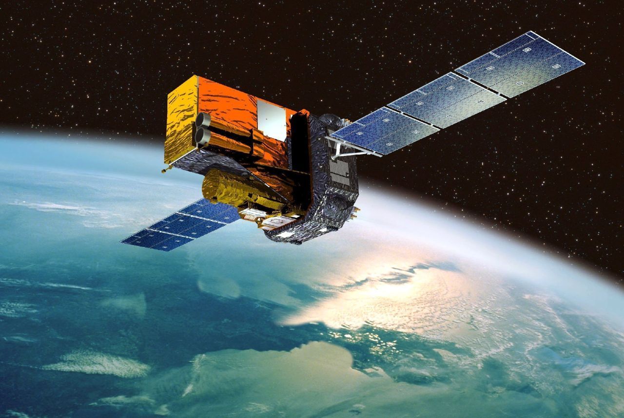 Gamma-Teleskop: Das Foto zeigt eine Zeichnung des International Gamma-Ray Astrophysics Labratory "Integral". Diese speziellen Teleskope werden als Satellit ins Weltall geschossen. Gammastrahlung ist eine besonders intensive elektromagnetische Strahlung. Durch die Messung können unter anderem Rückschlüsse auf Energieprozesse in Galaxien gezogen werden. 