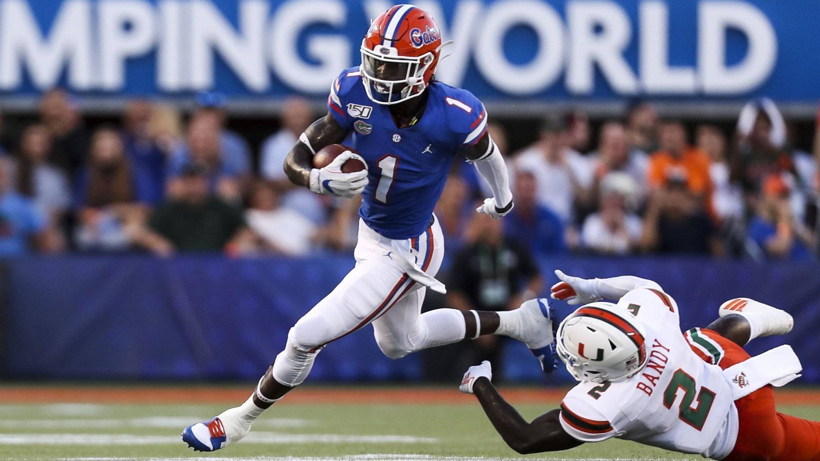 
                <strong>Pick 20: Chicago Bears - Kadarius Toney</strong><br>
                &#x2022; Wide Reciver -<br>&#x2022; Florida<br>
              