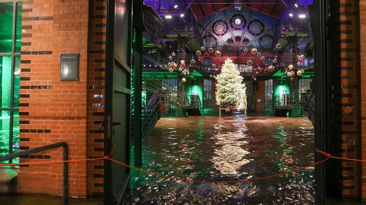 Sturmflut in Hamburg