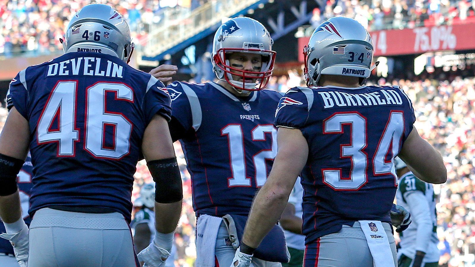 
                <strong>New England Patriots - 10</strong><br>
                New England Patriots - 10 Playoff-Teilnahmen in Serie (2009-18)
              