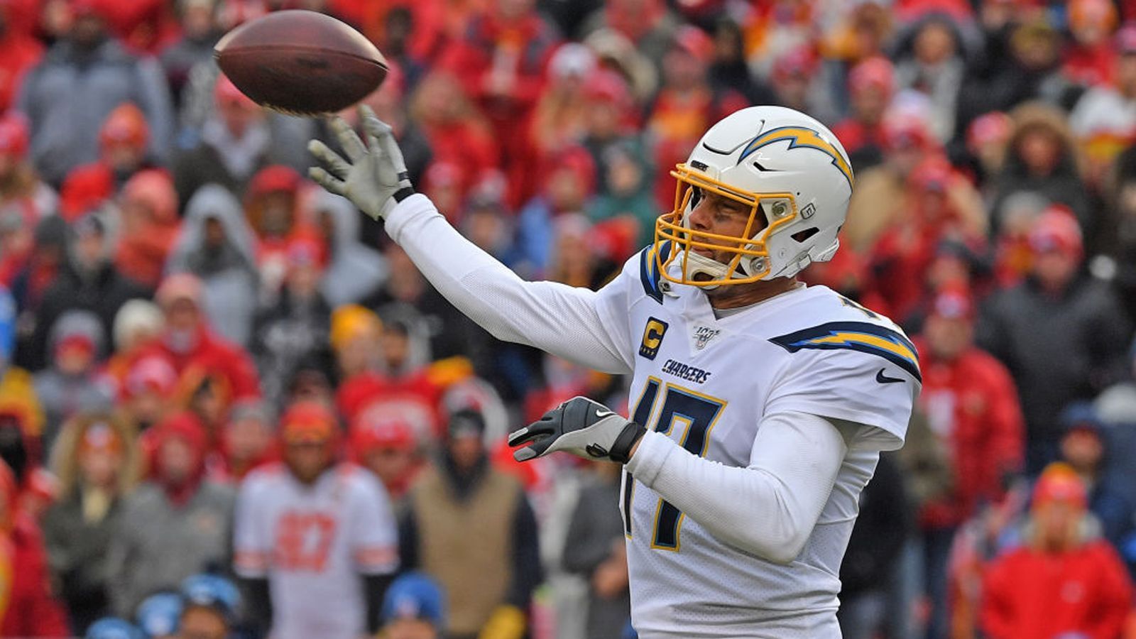 
                <strong>Los Angeles Chargers</strong><br>
                Philip Rivers (397 Touchdown-Pässe)
              