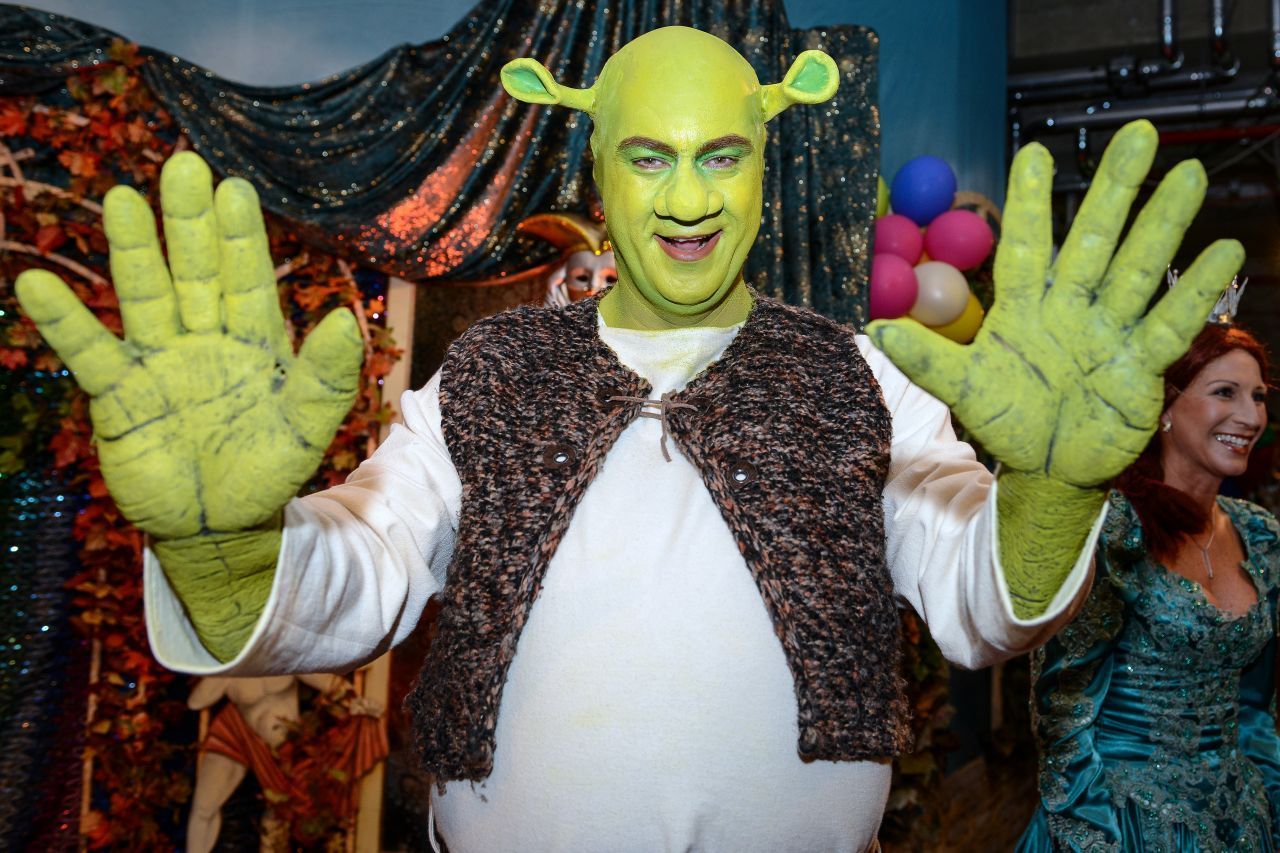 Söder als "Shrek der tollkühne Held".