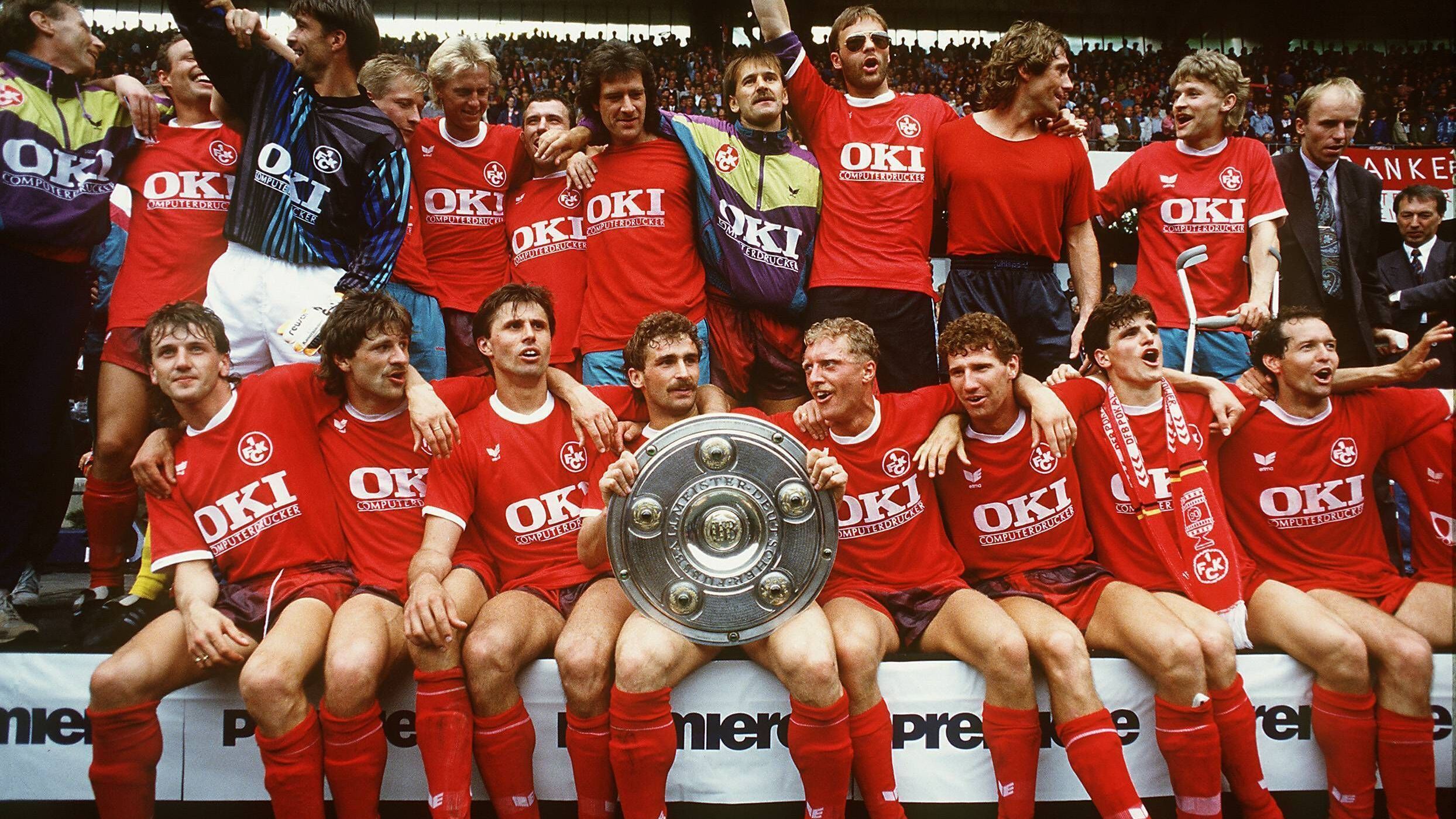 <strong>2 x Bundesliga-Meister: 1. FC Kaiserslautern (Titel gesamt: 4)</strong><br>Meister in den Spielzeiten: 1990/91, 1997/98