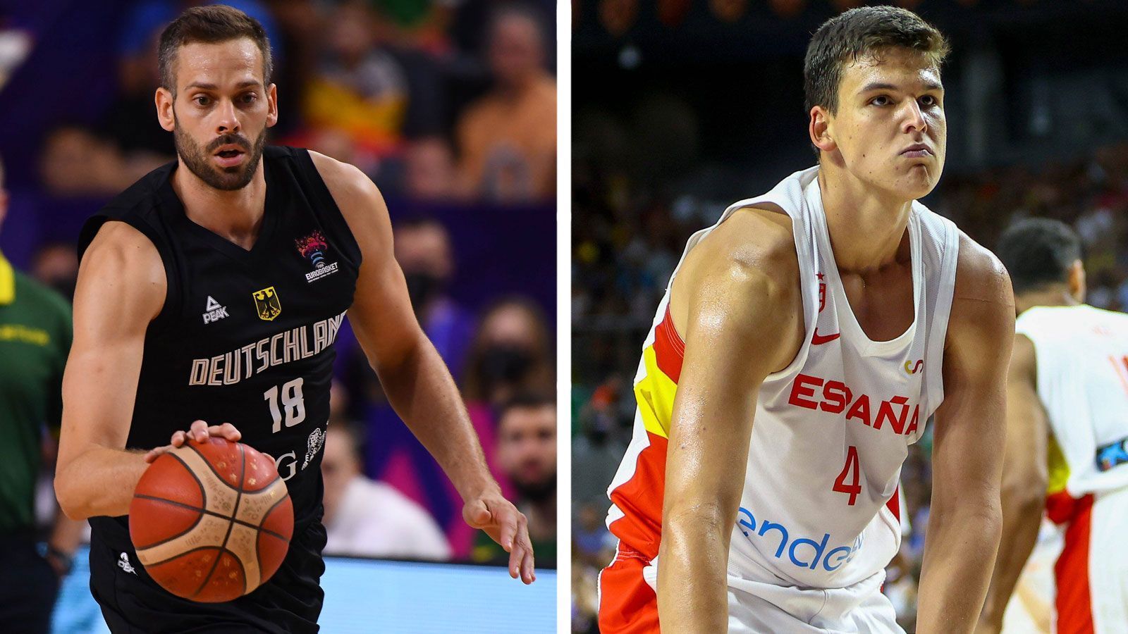 Basketball-EM Deutschland und Spanien im Head-to-Head-Vergleich