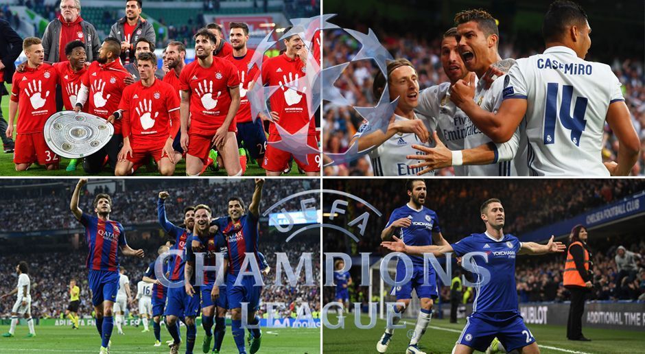 
                <strong>Diese Teams stehen sicher in der Champions League 2017/2018</strong><br>
                Die europäischen Ligen sind beendet und neben Titeln haben sich die Topteams auch den Griff nach den großen Geldtöpfen der UEFA bei einer Qualifikation für die Champions League gesichert. ran.de zeigt alle schon qualifizierten Teams für die Gruppenphase 2017/2018.
              