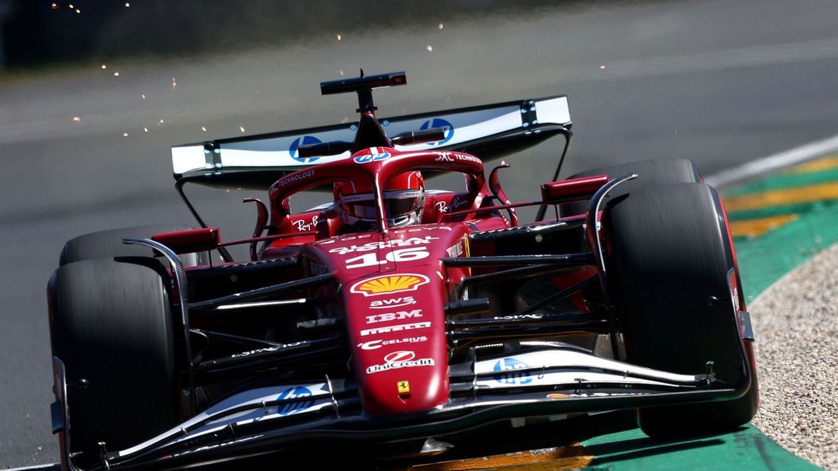 Charles Leclerc sicherte sich die Bestzeit im ersten Freien Training in Melbourne