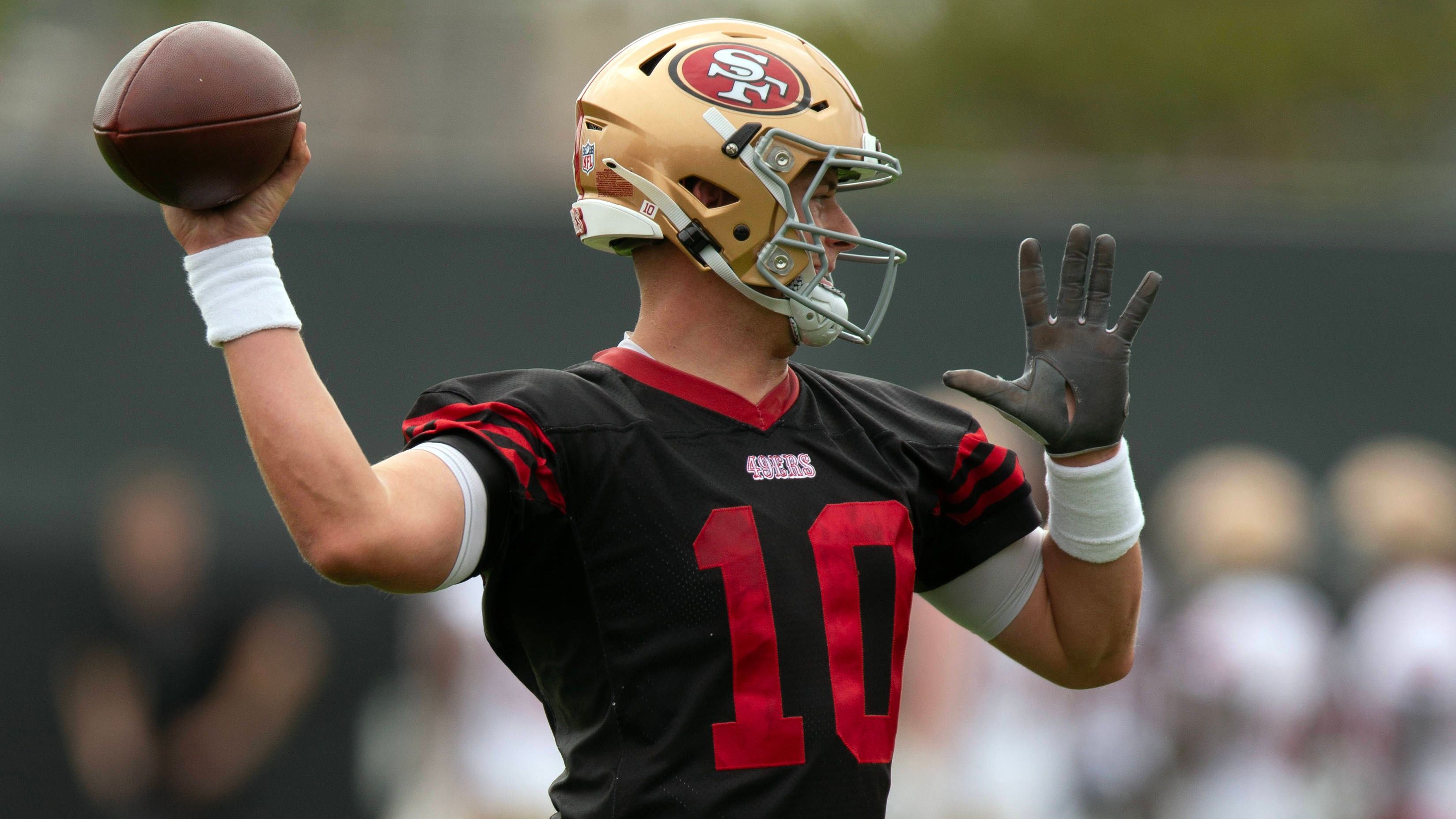 <strong>42. Platz:</strong> Mac Jones (San Francisco 49ers)<br><strong>Overall-Bewertung:</strong> 69