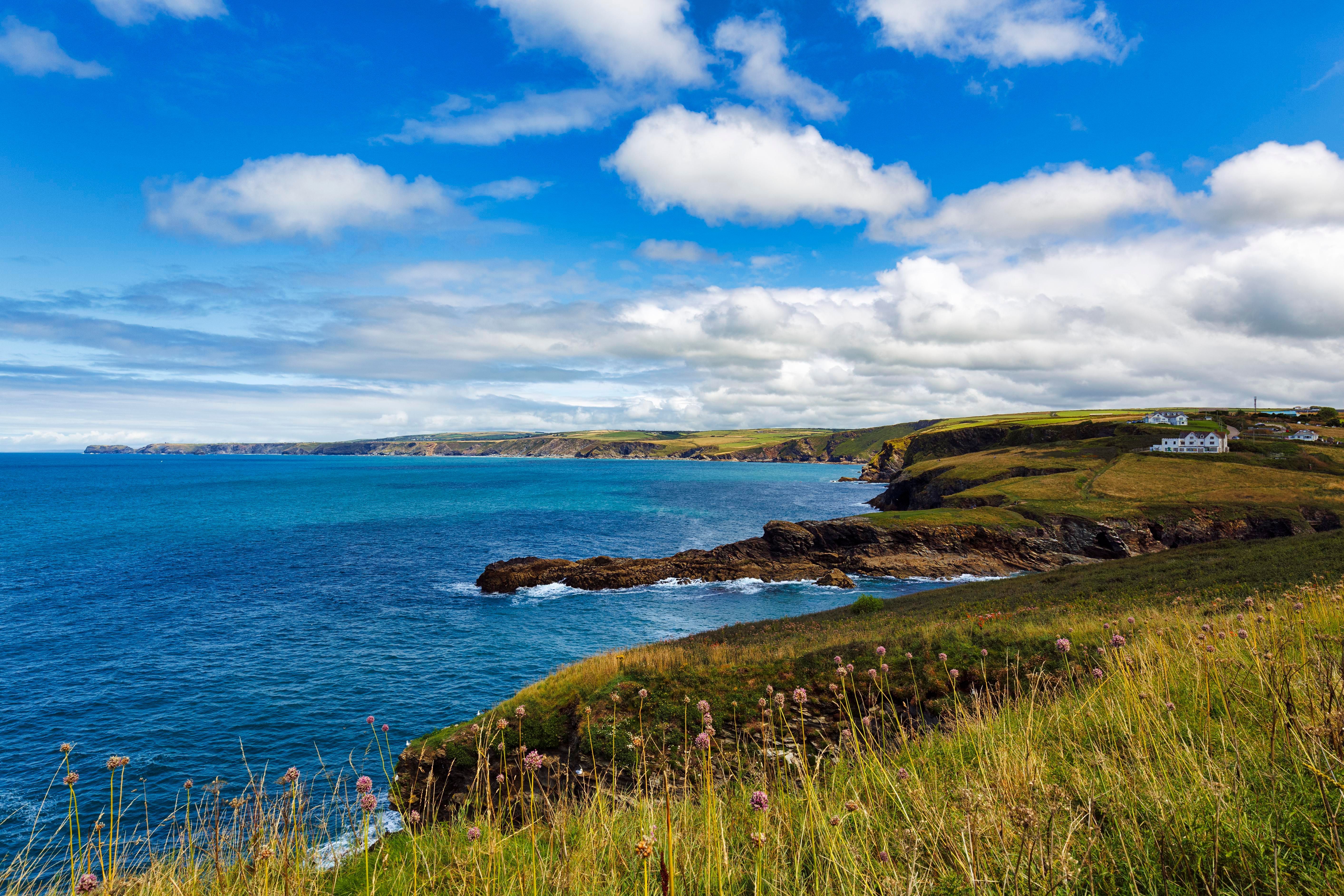 Die Aussicht vom Fernwanderweg South West Coast Path ist eine ganz besondere.